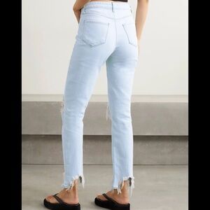 L’agence High Line Distressed Jean Size 28 Light Wash
